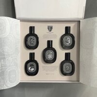 Diptyque Set 5 Chai Nước Hoa 10ml Nhãn Đen Làm Quà Tặng