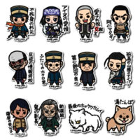 [Direct from Japan] B - SIDE LABEL Sticker Golden Kamuy Japan NEW