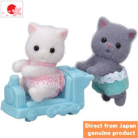 【Direct from Japan  】Búp bê Sylvanian Families [Mèo Ba Tư Song Sinh] Ni-108 ST Mark Certified Dành cho lứa tuổi từ 3 trở lên Nhà búp bê đồ chơi Sylvanian Families Epoch Company