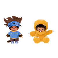 [Direct from Japan] Digimon PAdventure × Monchhichi Plush doll Japan NEW