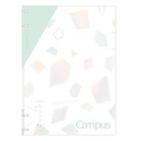 [Direct from Japan] KOKUYO Campus Binder that can be used like a notebook B5 2X2 Ring Limited Mineral Color Sorbet Blue Lu-NP704-L1LB