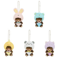 [Direct from Japan] Sekiguchi Bebichhichi ANIMAL Plush doll Keychain Japan NEW Monchhichi