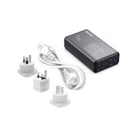 【Direct from Japan】
BESTEK Universal Travel Voltage Converter with Pure Sine Wave Output - Compatible with International Outlets - Step Down Transformer for 240V/230V/220V to 100V - Includes BF A O Type Plug - 120W Power Protection - Model MRZ151AU (Gray)