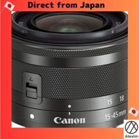 [Direct from Japan]Canon Standard Zoom Lens EF-M15-45mm F3.5-6.3IS STM (Graphite) Mirrorless Camera Compatible EF-M15-45ISSTM