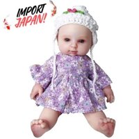 【Direct from Japan】COSDOLL Reborn Doll Full Silicone Doll Real Baby Soft Doll Children Baby Doll Newborn Reborn Baby Childcare Practice Birthday Christmas Present for Pretend Play 6 years and older (Height 31cm, Weight 1.3kg, 009, Girl)