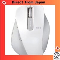 [Direct from Japan]ELECOM Mouse Wired S-size Compact 5-button (with back/forward buttons) BlueLED Grip Grip Ultimate White M-XGS10UBWH