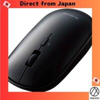[Direct from Japan]Elecom Wireless Mouse Bluetooth Slint M-TM10BBBK/EC Thin, quiet, 4 buttons with presentation mode function Windows Mac Android iOS iPadOS FireOS compatible Black