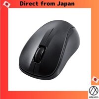 [Direct from Japan]Elecom Mouse Wireless Mouse Bluetooth 3-Button S-Size Antibacterial Black M-BY10BRKBK