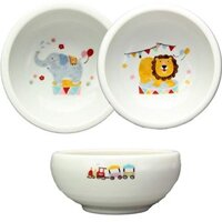【Direct from Japan】
"Irodori Kids' Tableware Set: Animal Circus Series - Easy-to-Use Dinnerware for Children, 2-Design Set Featuring Lion & Elephant"
