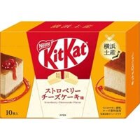 【Direct From Japan】Kit Kat Strawberry Cheesecake Flavour 11.6g x 10