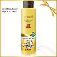 【Direct from Japan】Oshima Camellia Excellent Shampoo, Camellia Oil, for softly arranged high-quality glossy hair, Aging Care, Damage Care, Volume, softly gentle on the scalp, 300mL