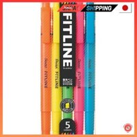 【Direct from Japan】Pentel FitLine 3-color set SLW11-3 highlighter pens