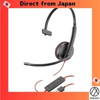 [Direct from Japan]Plantronics Blackwire C3210 headset - Mono - USB Type A - Wired connection - 20 Hz - 20 kHz - Overhead style - Monaural - Supra-aural type - Noise-canceling mic