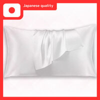 【Direct from JAPAN】
Silk Pillowcase Set - Smooth, Washable, Hypoallergenic, Adjustable for All Seasons - Available in Pearl Brown (2-Pack), Pearl Black (2-Pack), and Pink (1-Pack) - Friction-Reducing, Hair-Friendly Design