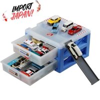 【Direct from Japan】Takara Tomy "Tomica Parking Case 24" Mini Car Toy Storage for 3 years and older, compliant with toy safety standards and certified with the ST Mark. TOMICA TAKARA TOMY, made of plastic in white.