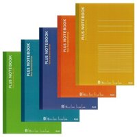 [Direct Japan] Plus Notebook Semi-B5 (No. 6) B-Rule 30 Sheets 5 Volumes NO-003BS-5CP 5 Colors 76-732