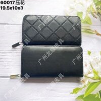 Direct Sales Embossed Rhombus Fashion Long Wallet Unisex Long Purse Clutch60017