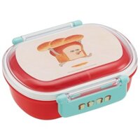 [Directly shipped from Japan] Skater Children's Lunch Box 1 Tier 360ml Fluffy Dome Shape Bread Dorobo Antibacterial Processing Children's Japan QAF2BAAG-A