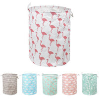 Dirty Clothes Storage Bag Basket Laundry Diamante Washing Bin Foldable Hamper Bedroom Living Room
