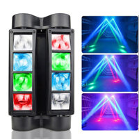 Disco Đèn Pha led laser 4 Trong 1 8 x 3w dj dj Dmx512 mini Chuyên Dụng Cho Các Bữa Tiệc
