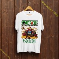 [DISCOUNT]💚 Áo Phông Roronoa Zoro - Áo Phông One Piece - Zoro T-Shirt siêu đẹp - RZ-037