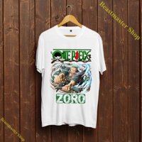 [DISCOUNT]💚 Áo Phông Roronoa Zoro - Áo Phông One Piece - Zoro T-Shirt siêu đẹp - RZ-033
