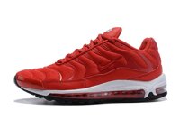 Discount Top Quality Original_Nike_Air_Max_97 Plus TN Mens Breatheable Running_Shoes Casual Sports Shoes Air_Cushion Outdoor Athletic Sneakers_Red