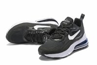 Discount Top Quality Original_Nike_Air_Max_270 React Mens Running_Shoes Breathable Casual Sports Shoes Fashion Sneakers_(Black White)