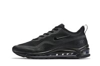 Discount Top Quality Original_Nike_Air_Max_97 Sequent Mens and Womens Running_Shoes Breathable Lightweight Outdoor Casual Sports Sneakers_All Black