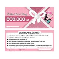Discount Voucher Phiếu Mua Hàng BOSHOP Phiếu Mua Hàng 500.000 VNĐ Phiếu Mua Hàng 500.000 VNĐ