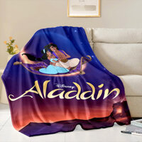 Disney Aladdin Chăn Mềm Lông Tơ Trẻ Em Người Lớn Sofa Sang Trọng Mùa Hè Chăn Bé Gái Giường Cắm Trại Thảm Sofa Giường Quà Tặng