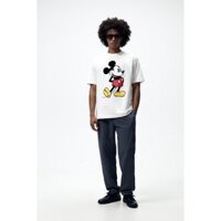 DISNEY Áo Thun Nam Hiệu Zara Thời Trang Trẻ Trung © Áo Thun Ngắn Tay In Hình Chuột Mickey Thời Trang Năng Động 0962330 251