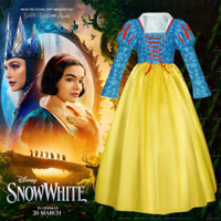 Disney Bạch Tuyết Trang Phục Dành Cho Người Lớn Nữ Cao Cấp Đầm Công Chúa Bóng Choàng Đầu Vòng Cổ Halloween Carnival Đảng Cosplay