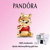 DISNEY Bùa chú gấu Winnie the Pooh mạ vàng PANDORA