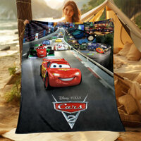 Disney Cars McQueen Chăn Mềm Lông Tơ Chăn 4 Mùa Thích Hợp Cho Trẻ Em Và Người Lớn Sofa Chăn Điều Hòa Không Khí Quilt