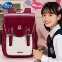 Disney Chính Hãng Được Ủy Quyền Phong Cách Mới Học Sinh Tiểu Học Bé Gái Gấu Dâu Ba Lô Chống Thấm Nước