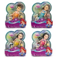 Disney Công Chúa Đại Dương Nàng Tiên Cá Mini Tóc Dài Lược Búp Bê 18cm Cô Gái Nhà Chơi Đồ Chơi Quà Tặng Y9FY- & - &