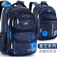 Disney Disney Chính Hãng Cấp Một Phong Cách Mới 2025 Mickey Học Sinh Tiểu Học Bé Trai Chống Thấm Nước Ridge Bảo Vệ Ba Lô Dung Tích Lớn