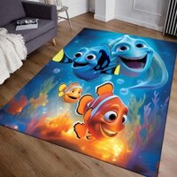 Disney Finding Nemo 3D In Thảm Nhà Cửa Lớn Phòng Khách Trẻ Em Phòng Ngủ Thảm Sàn Trang Trí