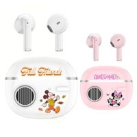 Disney Không Dây Bluetooth Khử Tiếng Ồn Tai Nghe Chơi Game Tai Nghe Nhét Tai Chuột Mickey Minnie Winnie the Pooh LotsoTWS Tai Nghe Tai Nghe