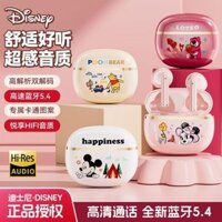 Disney Không Dây Bluetooth Khử Tiếng Ồn Tai Nghe Chơi Game Tai Nghe Nhét Tai Chuột Mickey Minnie Winnie the Pooh LotsoTWS Tai Nghe Tai Nghe
