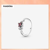 DISNEY PANDORA Nhẫn Mạ Bạc 925 Hình Người Đẹp Và Quái Vật