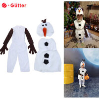 Disney Phim Frozen Olaf Trang Phục Cho Trẻ Em Bé Trai Trắng Dễ Thương Người Tuyết Cosplay Quần Áo Mặt nạ Mũ Bộ Cho Bé Gái Lễ Hội Tiệc Giáng Sinh Quà Tặng