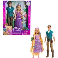 Disney Princesses Adventure Set of 2 Rapunzel and Flynn Rider Dolls Height 30 cm Multicoloured 100th Anniversary HLW39 Disney Princesses Adventure Set gồm 2 Búp bê Rapunzel và Flynn Rider Chiều cao 30 cm Nhiều màu Kỷ niệm 100 năm HLW39