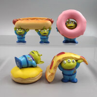 DISNEY Set 4 Mô Hình Đồ Chơi Nhân Vật Phim Hoạt Hình toy story 3-4cm