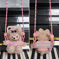 Disney Shirley Hoa Hồng Búp Bê Điện Thoại Di Động Lưng Kẹp Dây Đeo Cổ Đeo Ốp Lưng Điện Thoại Kẹp 2024 Mới ins