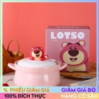 [Disney] Tô Sứ Có Nắp Đậy Dung Tích 800ml