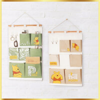 Disney Túi Đựng Đồ Treo Tường Hình Gấu pooh Đáng Yêu