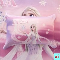 Disney Vỏ Gối Cotton 30 * 50 In Hình Công Chúa Elsa Cho Bé