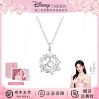 Disney Vòng Cổ Bé Gái 2024 Phong Cách Mới Bán Chạy Đại Dương Trái Tim Sterling Bạc Ánh Sáng Sang Trọng Niche Quà Tặng Sinh Nhật Cho Bạn Gái
